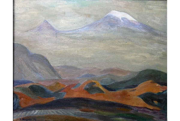 „Армянкий пейзаж“ 40 х 50 х.м. 1996 г.