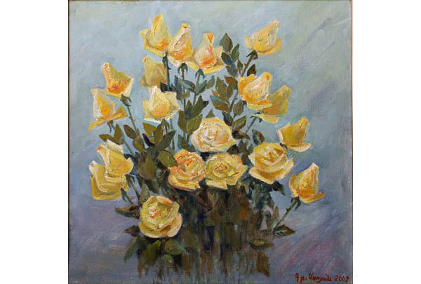 „Yellow Roses“ 71 х 50 oil on linen  2002